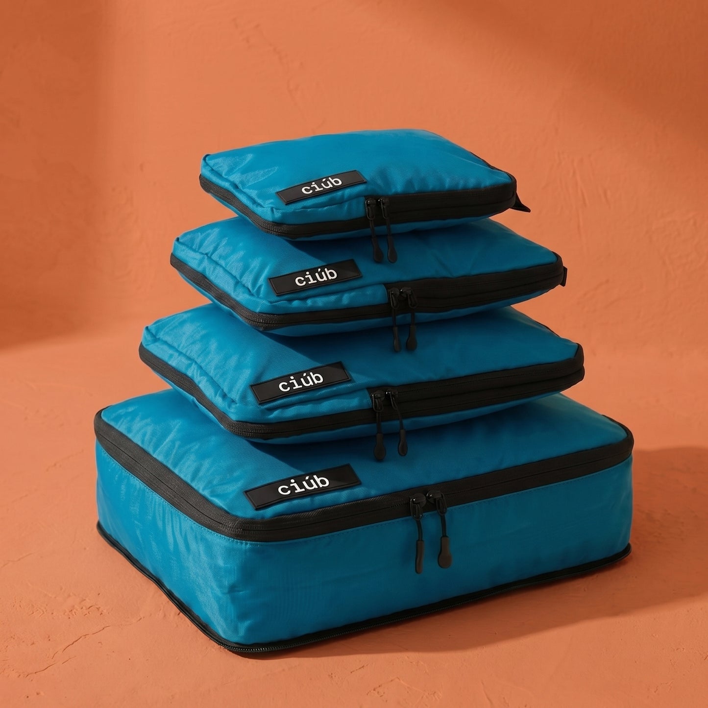Blauwe verpakkingsblokjes - 4 stuks