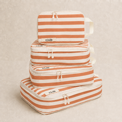 Stripe Compression Packing Cubes