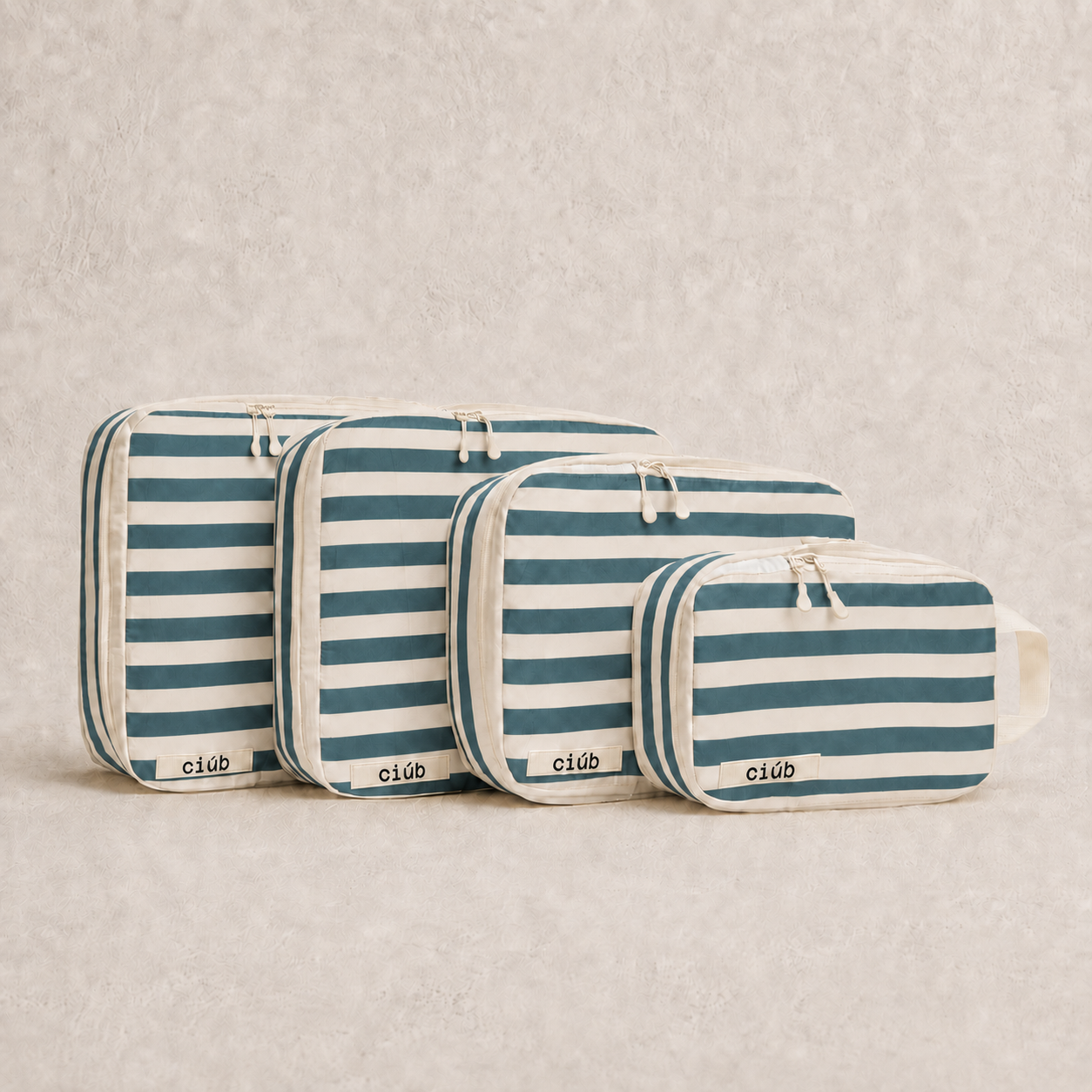 Stripe Compression Packing Cubes