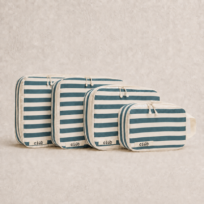 Stripe Compression Packing Cubes
