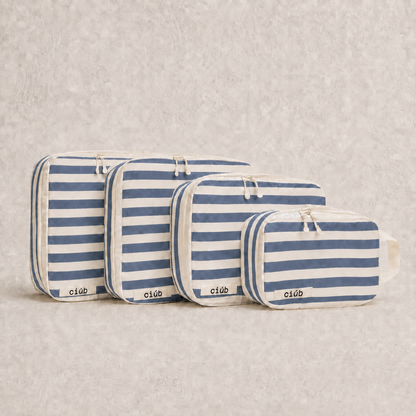 Stripe Compression Packing Cubes