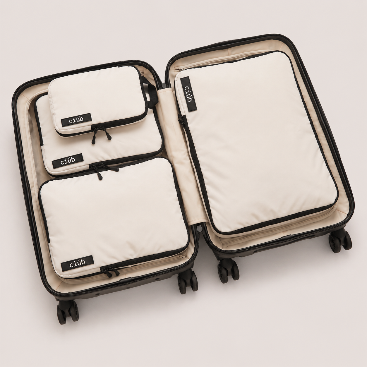 Beige verpakkingsblokjes - 4 stuks