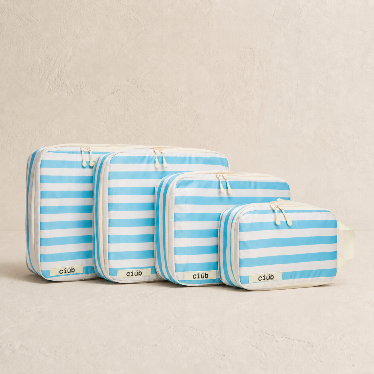 Stripe Compression Packing Cubes