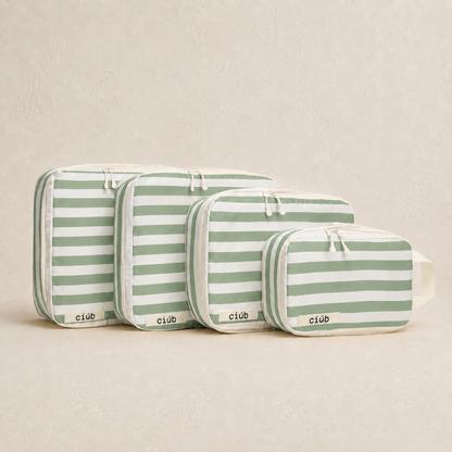 Stripe Compression Packing Cubes