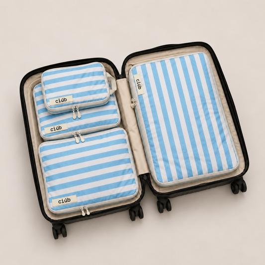 Stripe Compression Packing Cubes