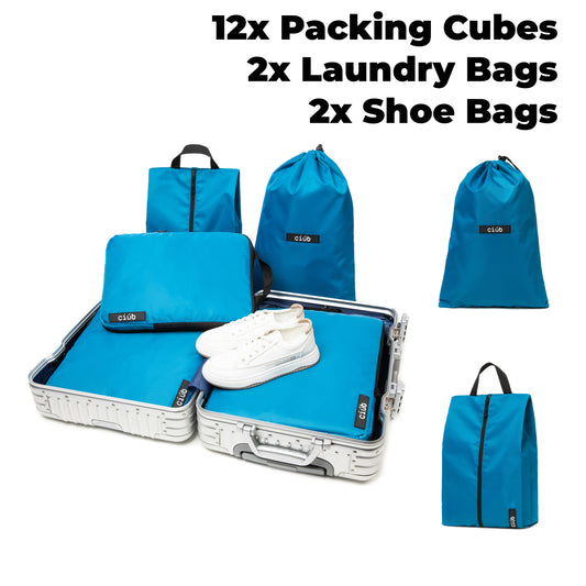 Family Bundle: 12-Pack + 2x Laundry & Shoe Bags