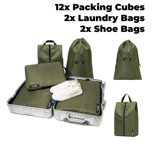 Family Bundle: 12-Pack + 2x Laundry & Shoe Bags