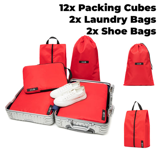 Family Bundle: 12-Pack + 2x Laundry & Shoe Bags