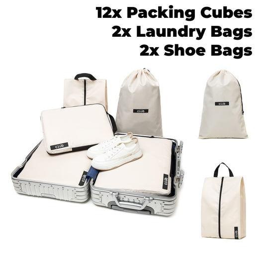 Family Bundle: 12-Pack + 2x Laundry & Shoe Bags