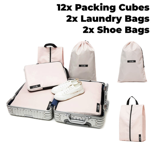 Family Bundle: 12-Pack + 2x Laundry & Shoe Bags