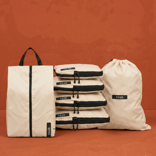 Bundle: 4-Pack+1x Laundry & Shoe Bag