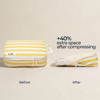 [Pre Order] Stripe Compression Packing Cubes